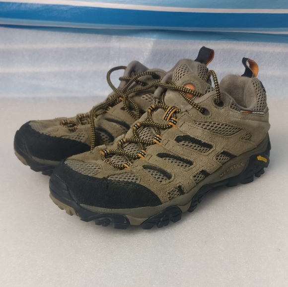 MERELL Continuum+Vibram Ortholite Leather Trail Hike Walk Outdoor Shoe 8men=9.5w - Picture 3 of 8